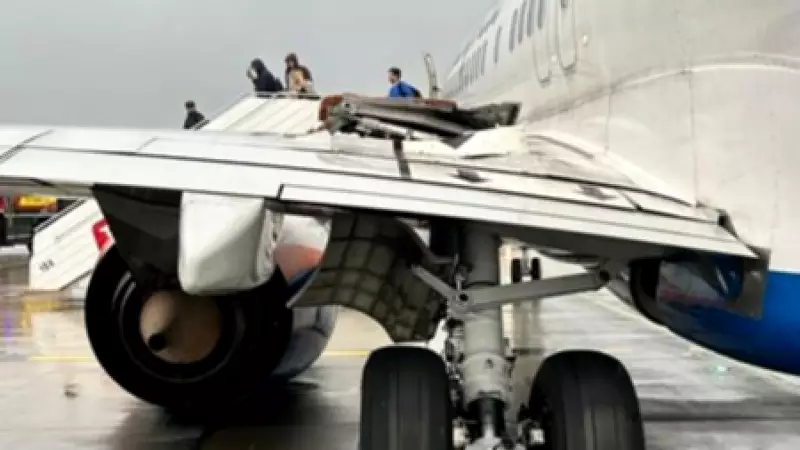 Antalya Havalimanı'nda Uçak Kazası: Tekerlek Yerinden Çıktı, Yolcular Tahliye Edildi