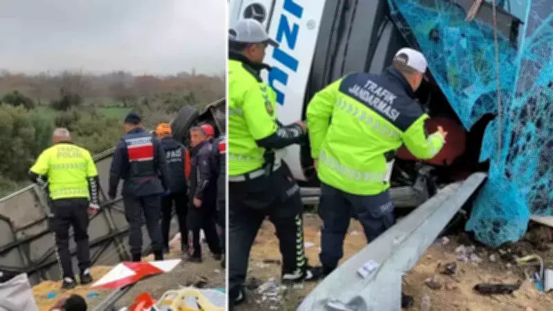 Antalya'da Yolcu Otobüsü Şarampole Devrildi: 9 Ölü, 25 Yaralı