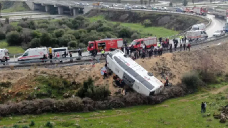 Antalya'daki Otobüs Kazasında Hayatını Kaybeden Şoför İzzet Karaağaç Toprağa Verildi