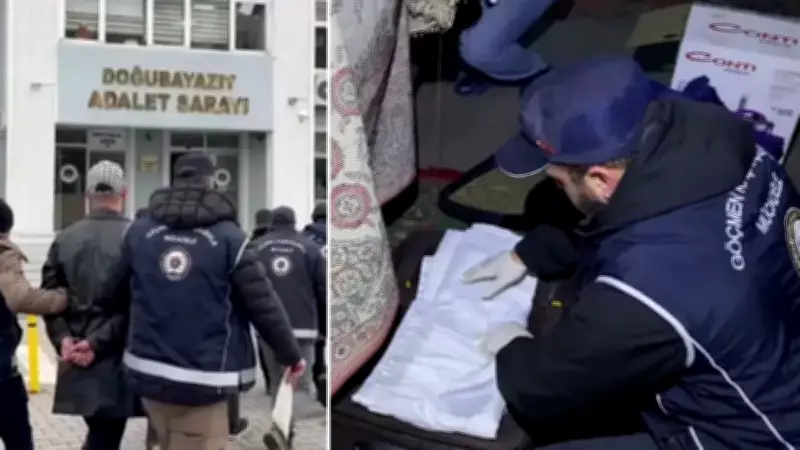 Ağrı'da Göçmen Kaçakçılığı Operasyonu: 5 Şüpheli Yakalandı