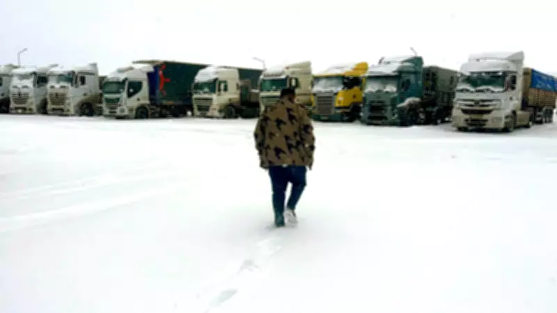 Ardahan'da Kar Engeli: Türkgözü Gümrük Yolu TIR Geçişine Kapatıldı