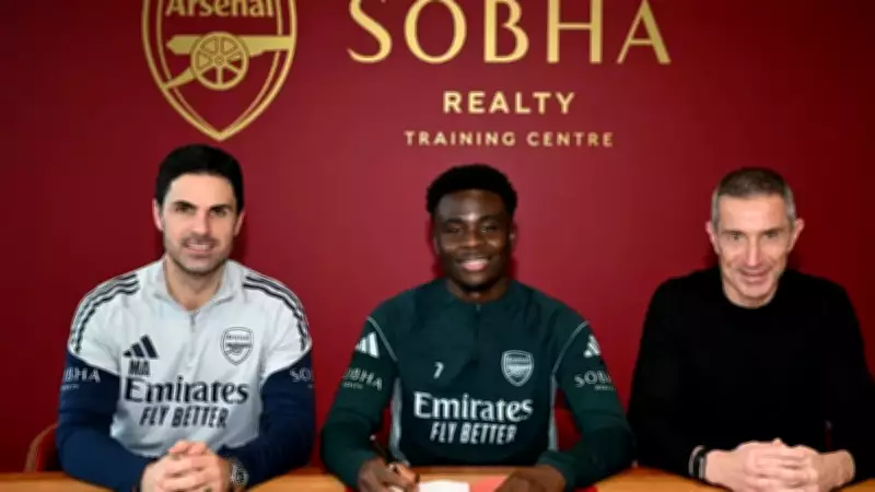 Arsenal, Yıldız Futbolcusu Bukayo Saka ile Yeni Sözleşme İmzaladı
