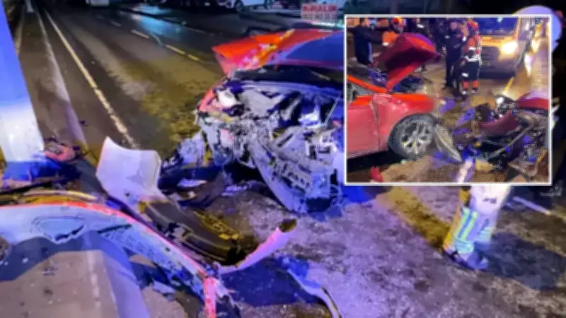 Avcılar'da Gece Yarısı Zincirleme Trafik Kazası: 2 Yaralı