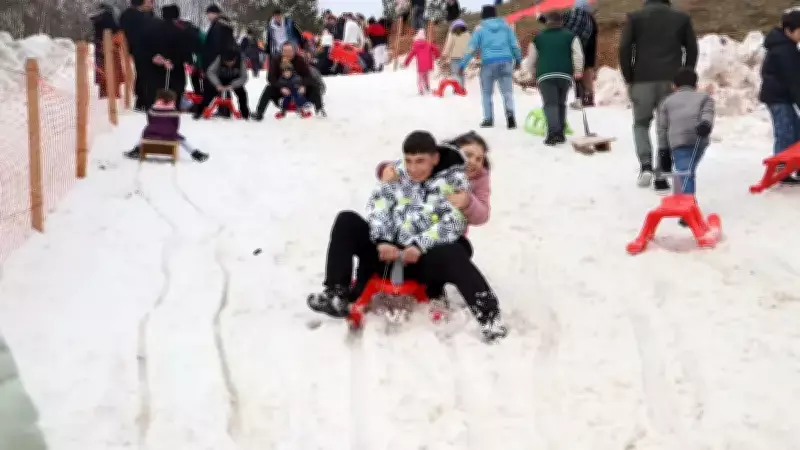 Aybastı Perşembe Yaylası'nda Kar Festivali Coşkusu: Binlerce Kişi Beyaz Örtüde Buluştu