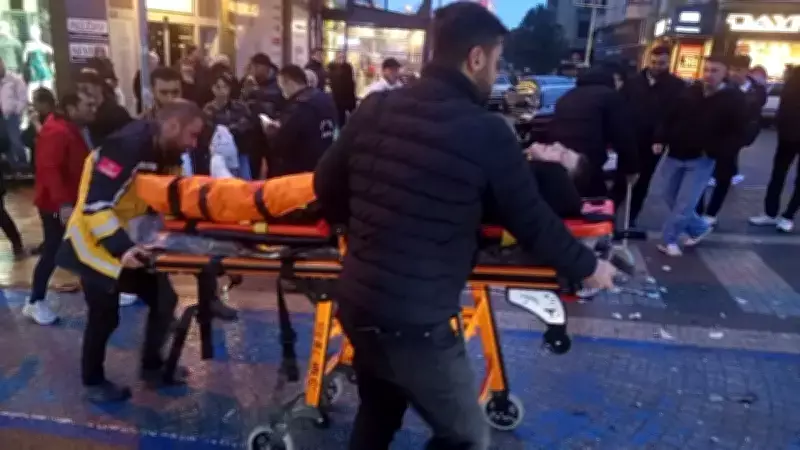 Çaycuma'da Motokurye Kazası: Güvenlik Kamerasına Yansıyan Anlar