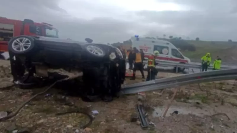 Aydın'da Kontrolden Çıkan Araç Bariyere Çarptı: 2 Kişi Hayatını Kaybetti