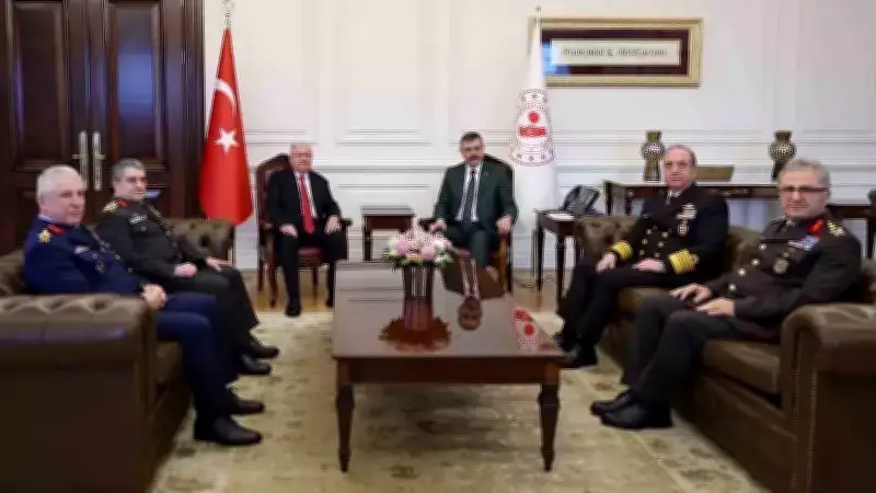 Bakan Güler ve Komuta Kademesi İçişleri Bakanı Çiftçi'yi Ziyaret Etti