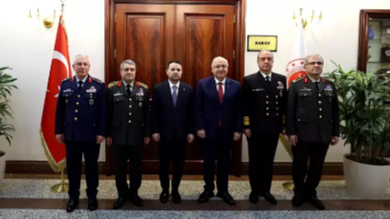 Bakan Güler, Yeni Adalet Bakanı Gürlek'i Ziyaret Etti