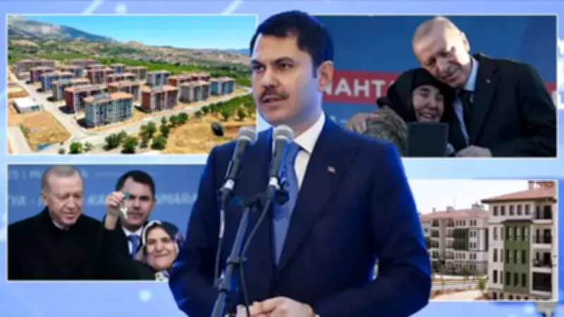 Bakan Kurum: Deprem Bölgesinde 455 Bin Konut Tamamlandı, Günlük 550 Ev Üretildi