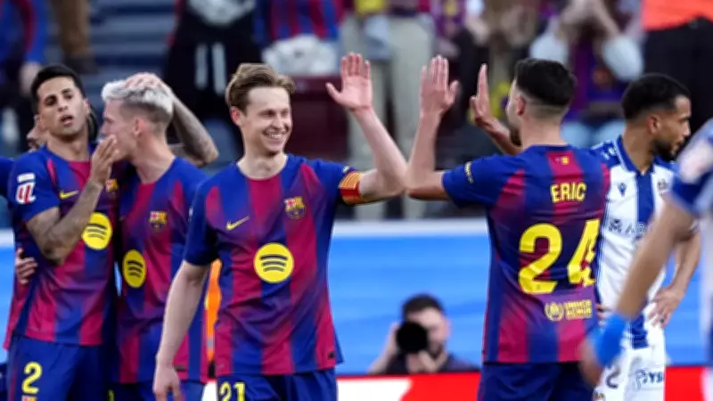 Barcelona, Levante'yi 3-0 Mağlup Etti: La Liga'da Puanını 61'e Çıkardı