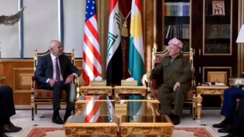 Barzani ve ABD Temsilcisi Barrack, Suriye ve Irak'taki Gelişmeleri Görüştü