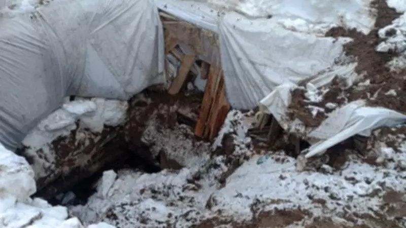 Batman'da Heyelan: Sason'da Tek Katlı Ev Toprak Altında Kaldı