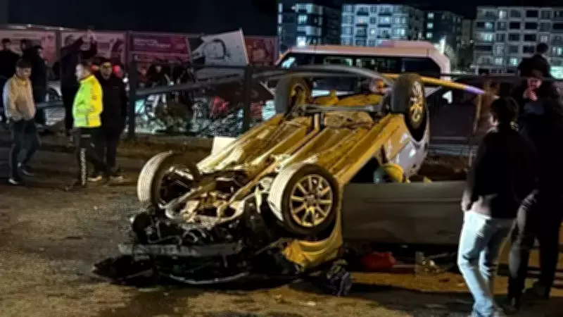 Batman'da Korkunç Trafik Kazası: Otomobil Takla Atarak Karşı Şeride Geçti, 1 Yaralı