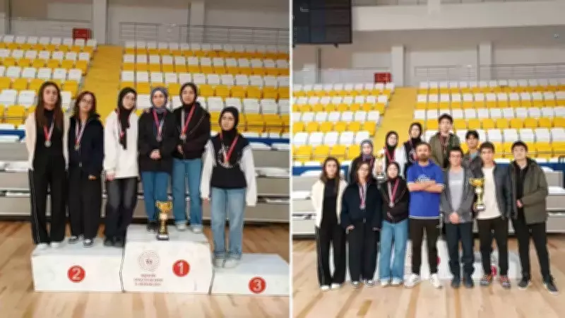 Bayburt Fen Lisesi Satrançta İl Birinciliği ve İkinciliği Kazandı