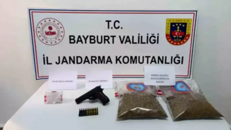 Bayburt'ta Uyuşturucu ve Silah Operasyonu: 6 Şüpheli Yakalandı