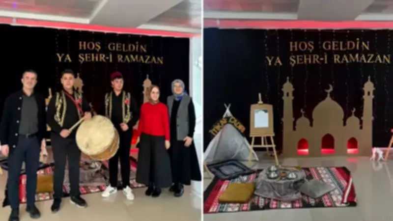 Beypazarı'nda Öğrenciler Ramazan Geleneğini Davul ve Maniyle Yaşattı