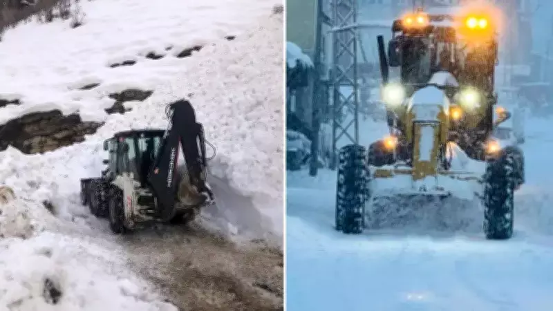 Beytüşşebap'ta Yoğun Kar Nedeniyle Eğitime 1 Gün Ara Verildi