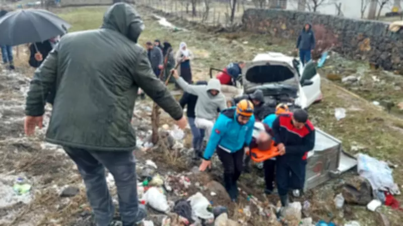 Bingöl'de Korkunç Trafik Kazası: Devrilen Otomobilde 7 Kişi Yaralandı