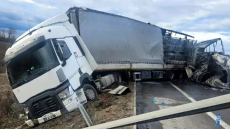 Bulgaristan'da Acı Kazada 2 Türk Şoför Hayatını Kaybetti