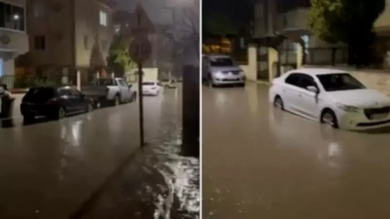 Bursa'da Gök Gürültülü Sağanak Hayatı Felç Etti: Alt Geçitler Kapandı, Yollar Göle Döndü
