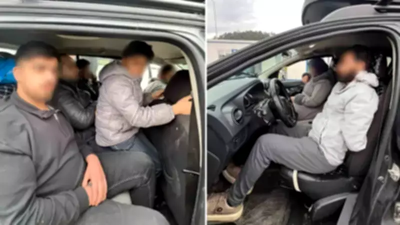 Bursa'da Göçmen Kaçakçılığı Operasyonu: 5 Yabancı ve Sürücü Yakalandı