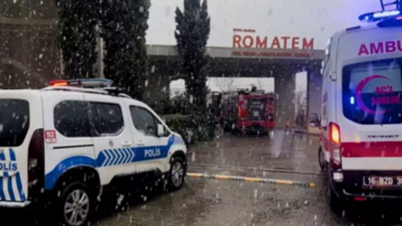 Bursa'da Özel Hastane Yemekhanesinde Yangın: Panik Anları Yaşandı