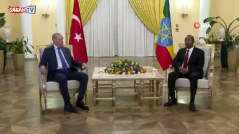 Cumhurbaşkanı Erdoğan, Etiyopya Başbakanı Abiy Ahmed Ali ile Addis Ababa'da Görüştü