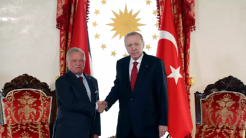 Cumhurbaşkanı Erdoğan, Ürdün Kralı 2. Abdullah'ı Resmi Törenle Karşıladı
