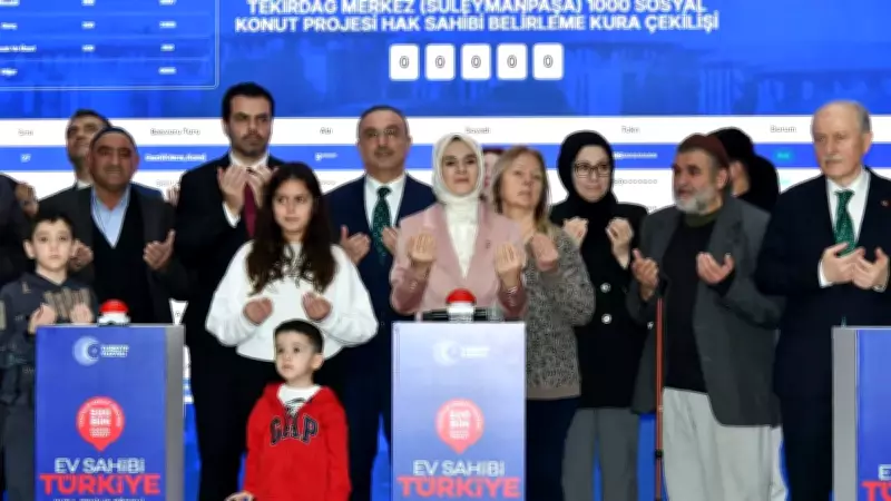 Cumhurbaşkanı Erdoğan Tekirdağ'dan Mesaj Verdi: 500 Bin Konut Hedefinde Kararlıyız