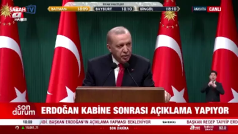 Cumhurbaşkanı Erdoğan'dan Kabine Sonrası Kritik Açıklamalar