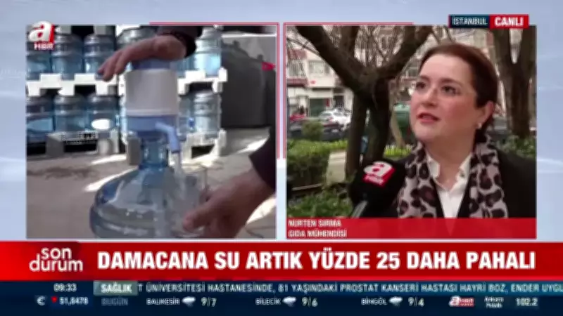 Damacana Su Fiyatları Ramazan Öncesi Rekor Kırdı: Uzman 'İçindeki Su Sadece 3 Lira' Dedi