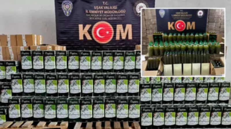 Depo Desifre Oldu, Baskın Düzenlendi: 1370 Litre Kaçak İçki Ele Geçirildi