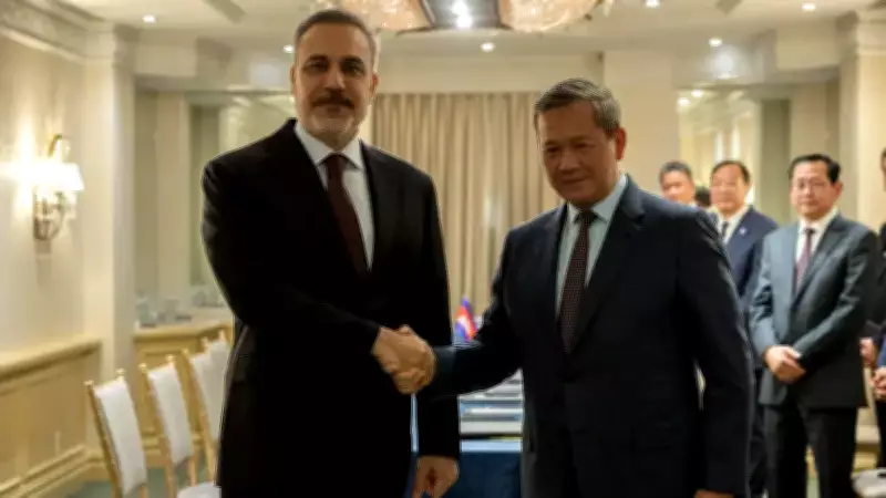 Dışişleri Bakanı Fidan, Kamboçya Başbakanı Manet ile Vaşington'da Görüştü