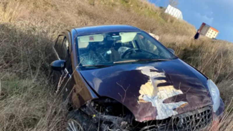 Edirne'de Otomobil Tarlaya Uçtu: Bebek Dahil 3 Kişi Yaralandı