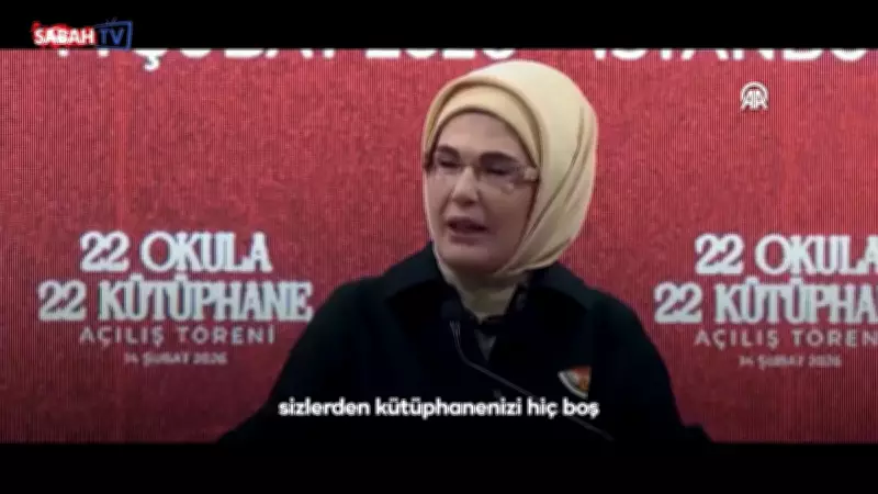 Emine Erdoğan, TOGEM-DER'in 22 Okula 22 Kütüphane Projesini Sosyal Medyadan Duyurdu