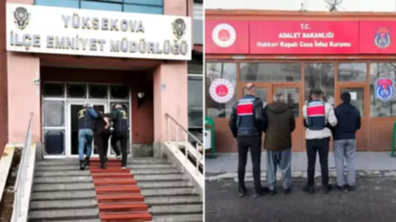 Emniyet ve Jandarma Ekipleri Aranan 9 Kişiyi Yakaladı