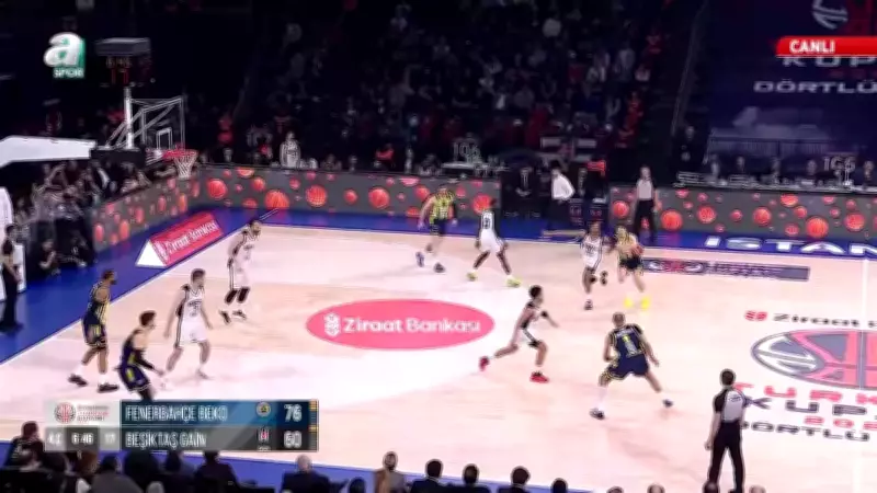 Fenerbahçe Beko, Ziraat Bankası Türkiye Kupası Finali'nde Beşiktaş GAİN'i 91-74 Mağlup Etti