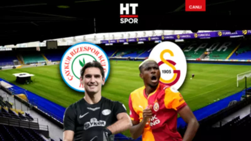 Galatasaray, Çaykur Rizespor Deplasmanında Liderliğini Pekiştirmek İstiyor