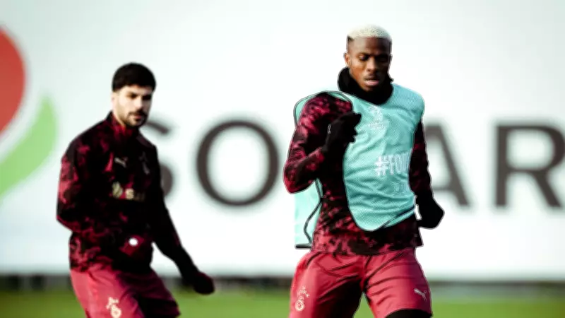 Galatasaray Juventus Hazırlıklarını Sürdürüyor: Osimhen Takımla Çalıştı
