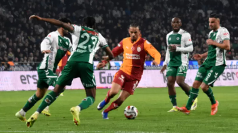 Galatasaray, Konyaspor'a 2-0 Yenilerek Şampiyonluk Yolunda Büyük Darbe Aldı