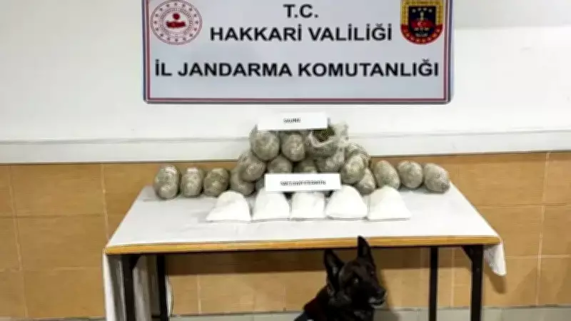 Hakkari'de Büyük Uyuşturucu Operasyonu: 22 Kilo Madde Ele Geçirildi