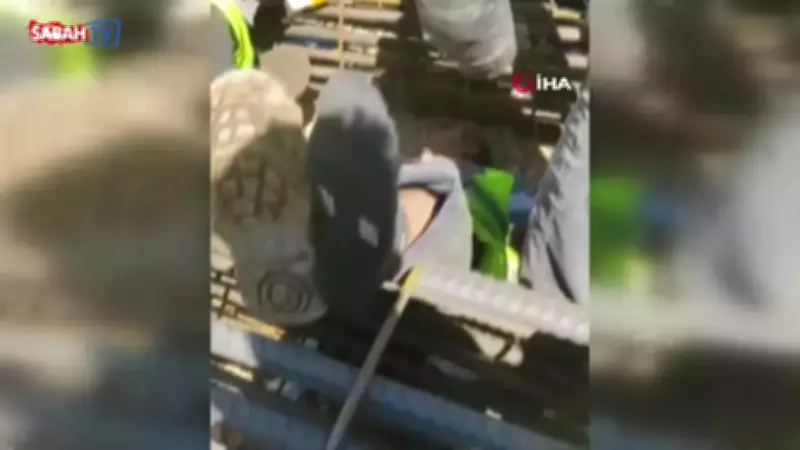 Hatay'da Şantiyede Vinçten Düşen Demir Kolon İşçiyi Ağır Yaraladı