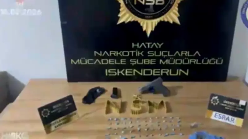 Hatay'da Uyuşturucu Operasyonu: 3 Gözaltı, 2 Tutuklama