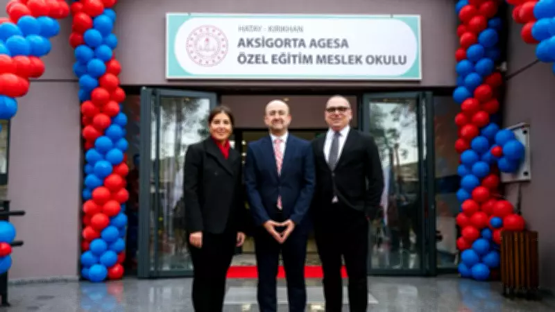 Hatay'ın İlk Özel Eğitim Meslek Okulu Kırıkhan'da Eğitime Başladı