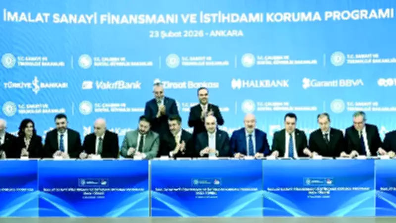 Hükümet İmalat Sanayine 100 Milyar Liralık Can Suyu Açıkladı: 6 Ay Anapara Ödemesiz