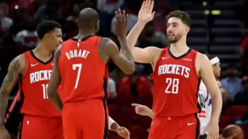 Houston Rockets, Kevin Durant ve Alperen Şengün'ün Etkisiyle Los Angeles Clippers'ı Mağlup Etti