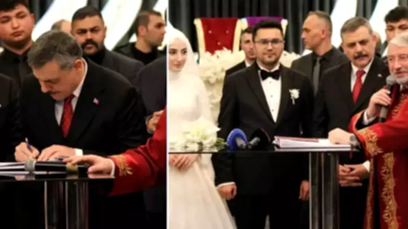 İçişleri Bakanı Çiftçi, Milletvekili Yıldırım'ın Oğlunun Çorum'daki Düğününde Nikah Şahidi Oldu