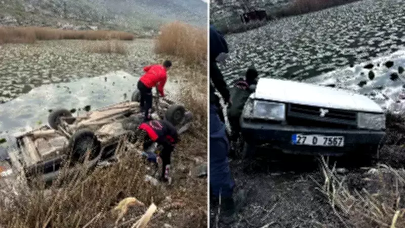 Kahramanmaraş'ta Feci Trafik Kazası: Gölete Düşen Otomobil Sürücüsü Hayatını Kaybetti