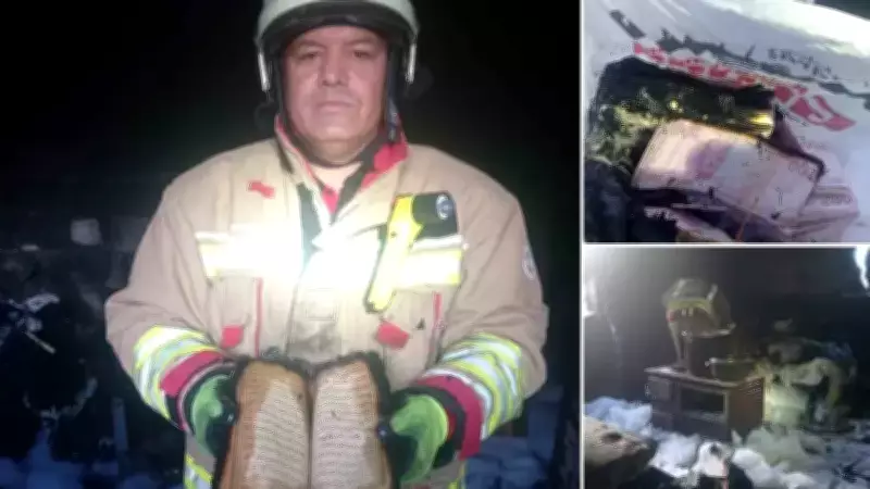 Kahramanmaraş'ta Çıkan Yangında İtfaiye Eri Kur'an ve 320 Bin TL'yi Kurtardı