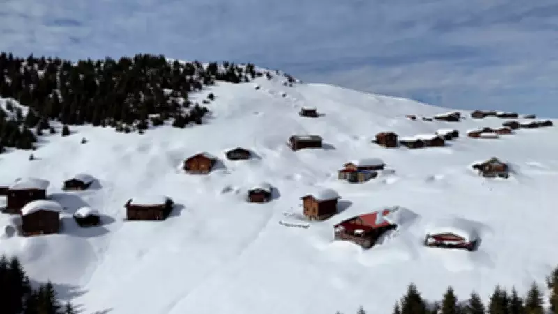 Kaçkar Dağları Beyaz Örtüyle Büyülü Bir Masal Diyarına Dönüştü